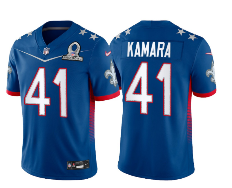 Nike New Orleans Saints No41 Alvin Kamara White Men's Stitched NFL Vapor Untouchable Limited Jersey
