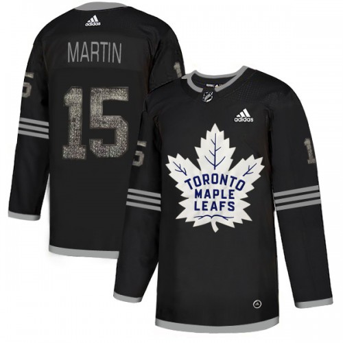 Adidas Toronto Maple Leafs #15 Matt Martin Black Authentic Classic Stitched NHL Jersey
