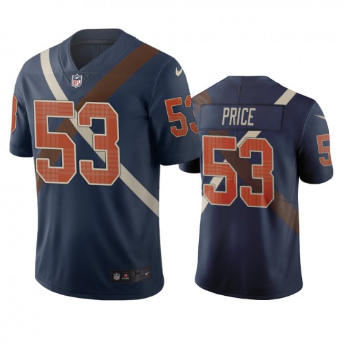 Cincinnati Cincinnati Bengals #53 Billy Price Navy Vapor Limited City Edition NFL Jersey