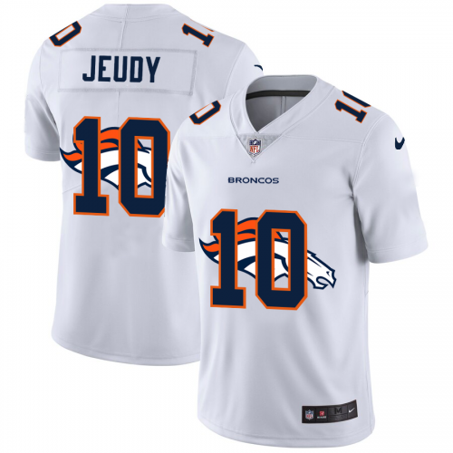 Denver Broncos #10 Jerry Jeudy Men’s Nike Flocked Leopard Print Vapor ...