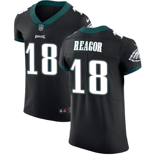 Nike Philadelphia Eagles #18 Jalen Reagor Black Alternate Men's Stitched NFL New Elite Jersey