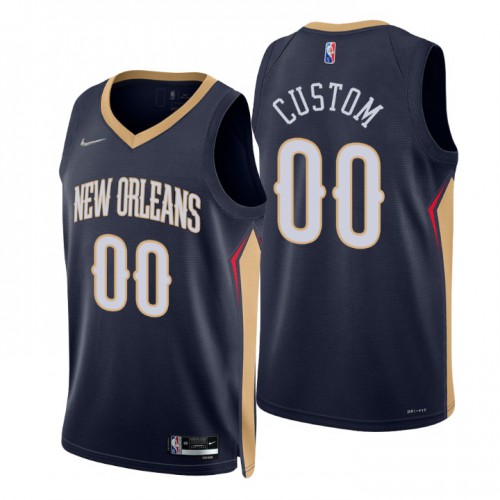 Nike Nets Custom Navy Men’s 2021-22 NBA 75th Anniversary Diamond ...